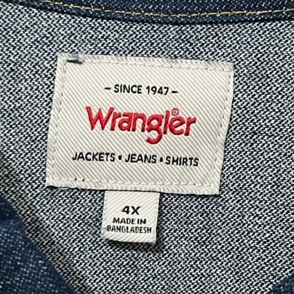 Wrangler Women's Memory Maker Denim Jacket Dark Wash - Picture 6 of 8